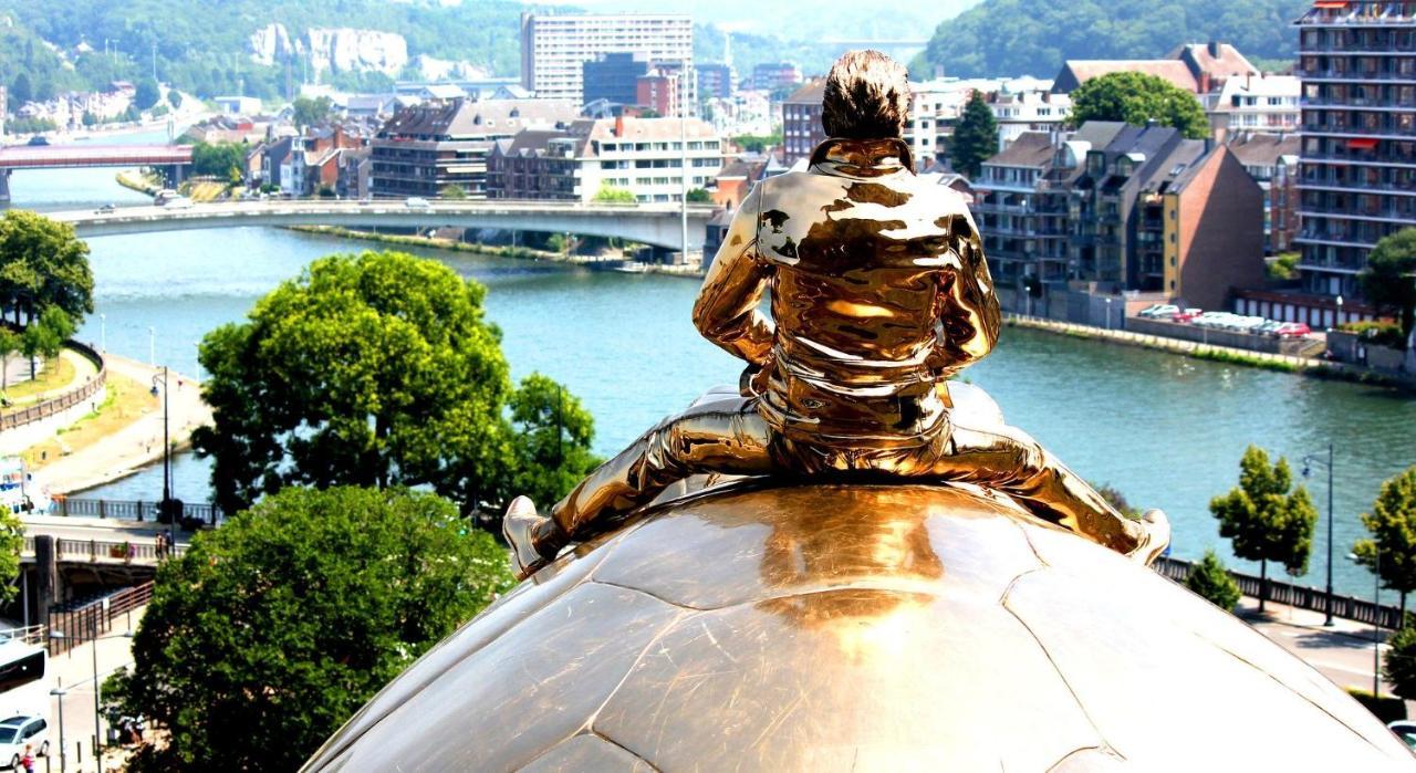Arcadia - Peniche De Standing A Namur Avec Vue Sur La Citadelle Exterior photo